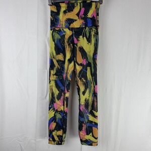 Lululemon Leggings Womens 0‎ High Rise Abstract Print Yoga Athletic Gym Pants